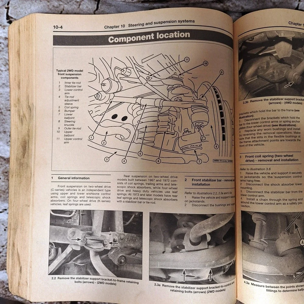 Chevrolet & GMC Pick-Ups Haynes Repair Manual 24064 complete teardown & rebuild